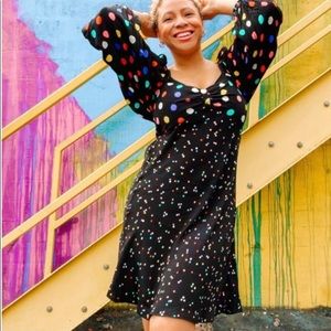 RIXO X TARGET polka dot swing dress 0  2 4 6 8 10